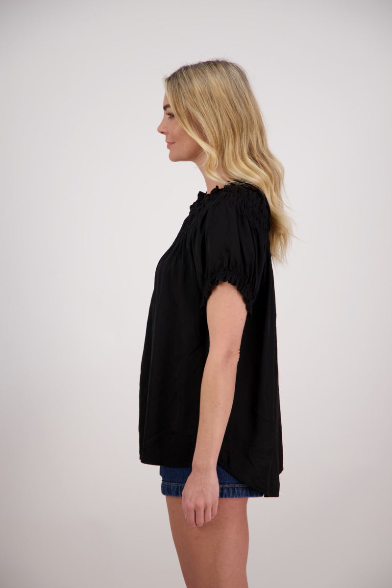 BRIARWOOD POLLY TOP-BLACK