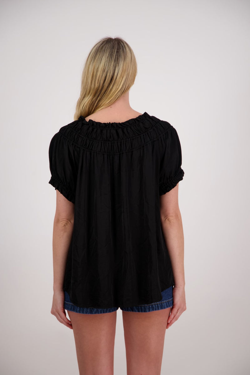 BRIARWOOD POLLY TOP-BLACK