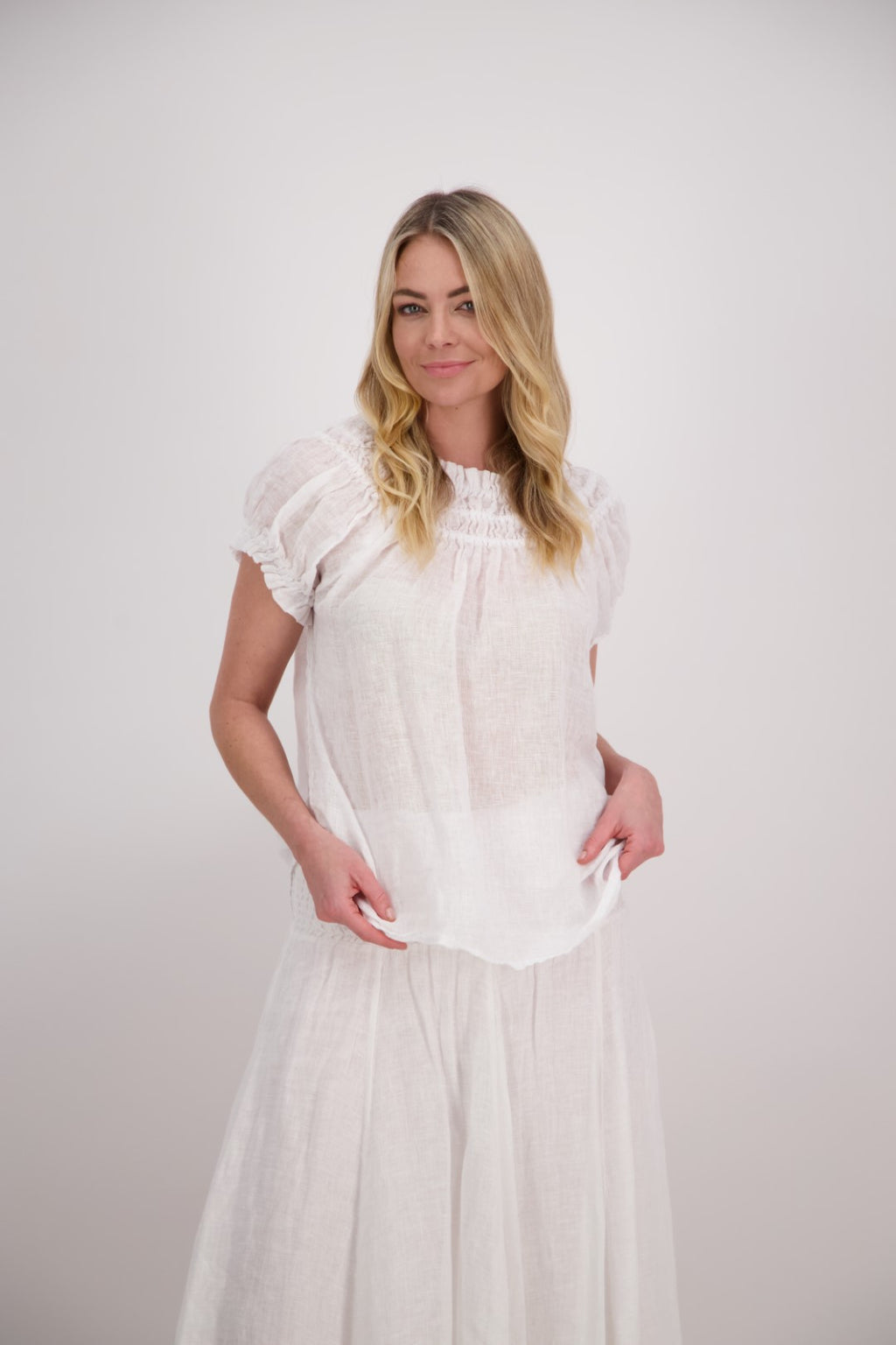 BRIARWOOD POLLY TOP-WHITE