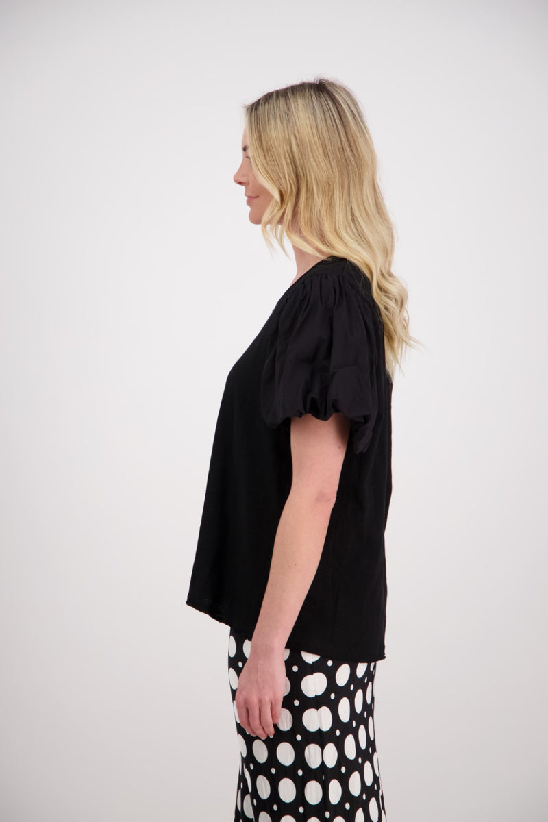 BRIARWOOD PRIM TOP-BLACK