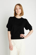 RUE DE FEMME SORREL KNIT TOP-BLACK
