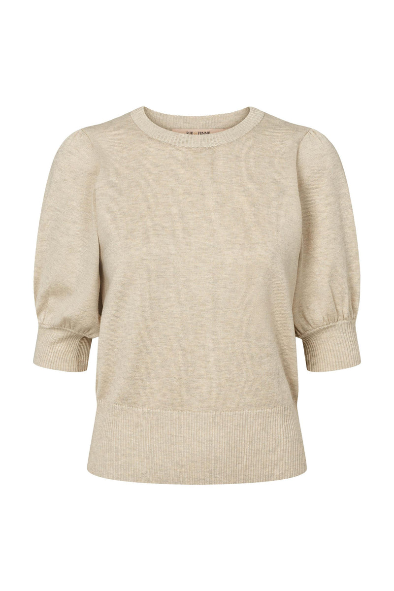 RUE DE FEMME SORREL KNIT TOP-SAND