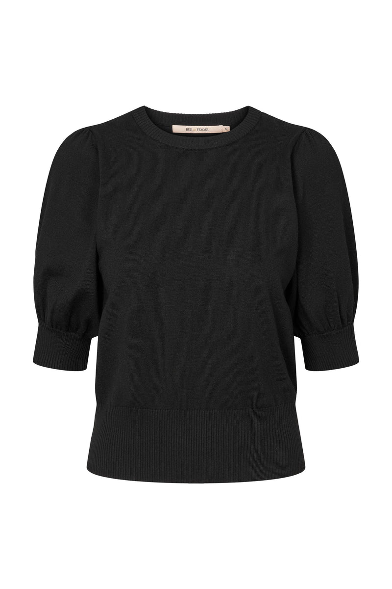 RUE DE FEMME SORREL KNIT TOP-BLACK
