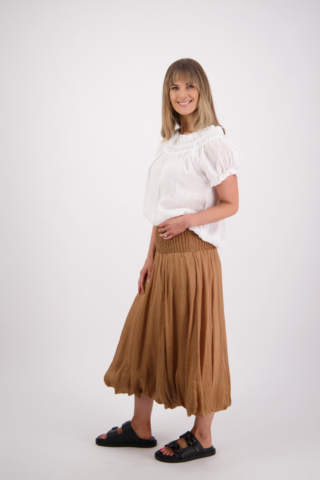 BRIARWOOD SARAH SKIRT-TAN