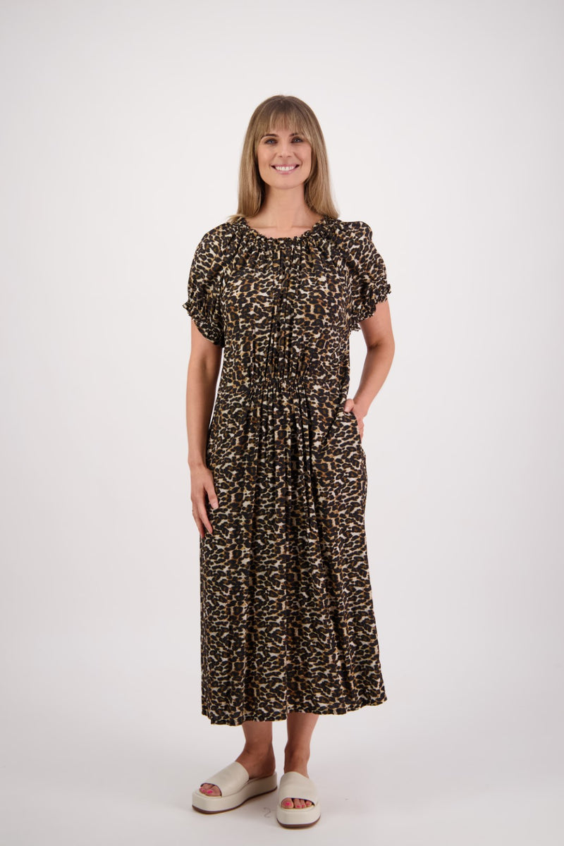 BRIARWOOD SASHA DRESS-LEOPARD
