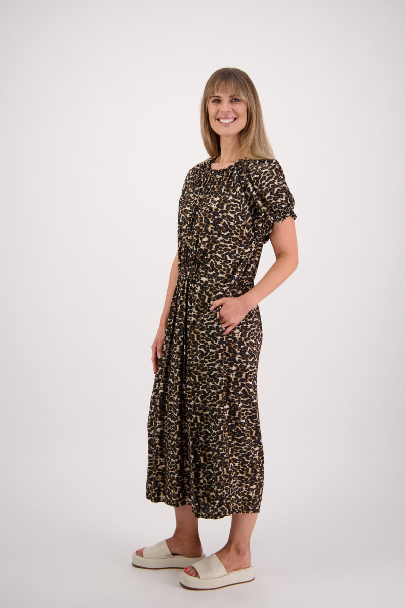 BRIARWOOD SASHA DRESS-LEOPARD
