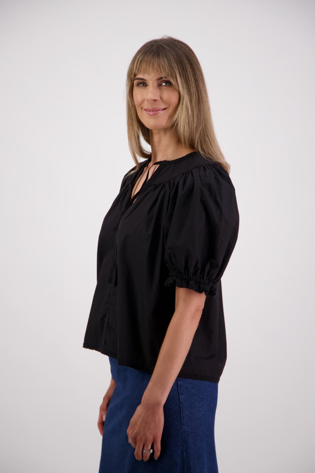 BRIARWOOD SELMA TOP-BLACK