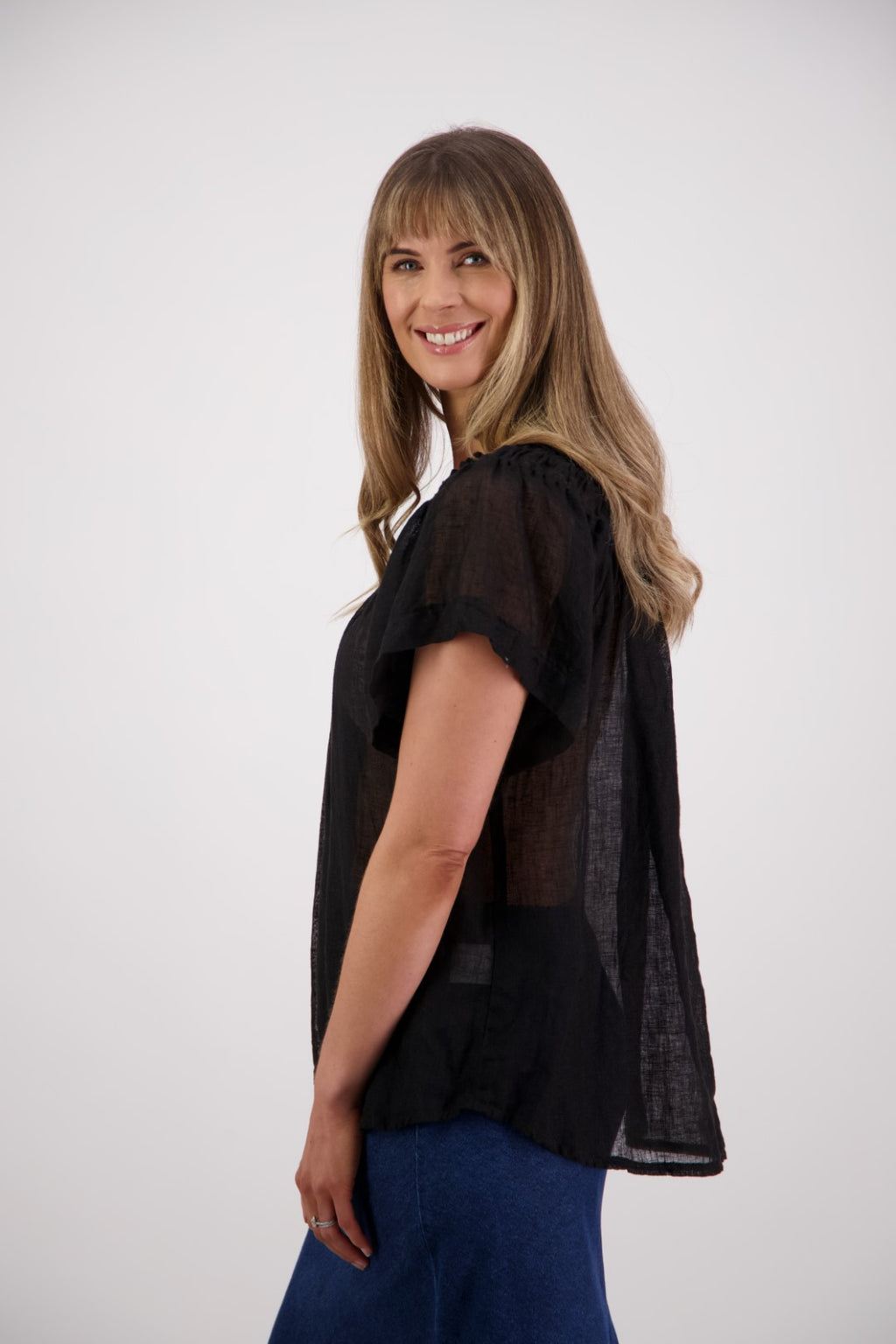 BRIARWOOD SHELLEY TOP-BLACK
