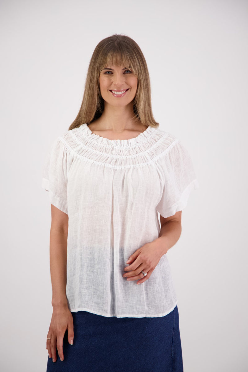 BRIARWOOD SHELLEY TOP-WHITE