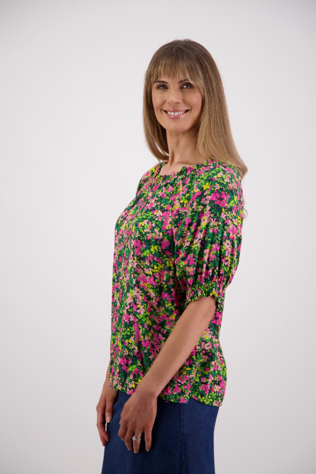 BRIARWOOD SIMONE TOP-PANSY