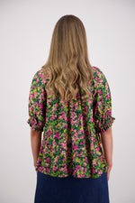 BRIARWOOD SIMONE TOP-PANSY