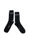 ZAMBESI COTTON OPTIC SOX-BLACK/BONE