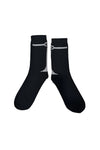 ZAMBESI COTTON OPTIC SOX-BLACK/BONE