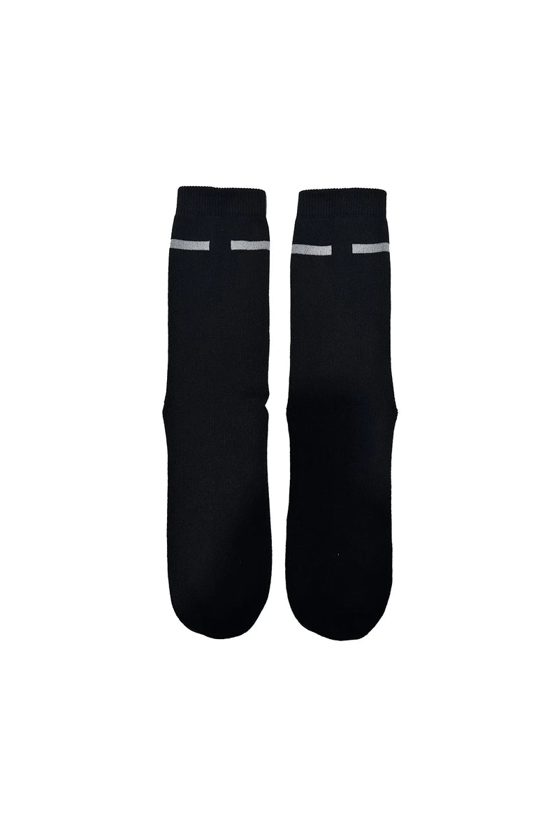 ZAMBESI MERINO OPTIC SOX-BLACK/BONE