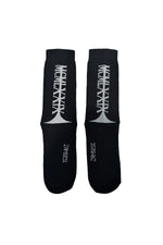 ZAMBESI MERINO ACHILLIES SOX-BLACK/BONE