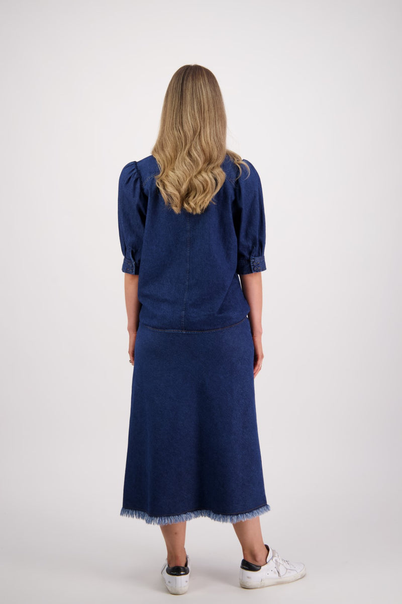 BRIARWOOD SPENCER SKIRT-DENIM