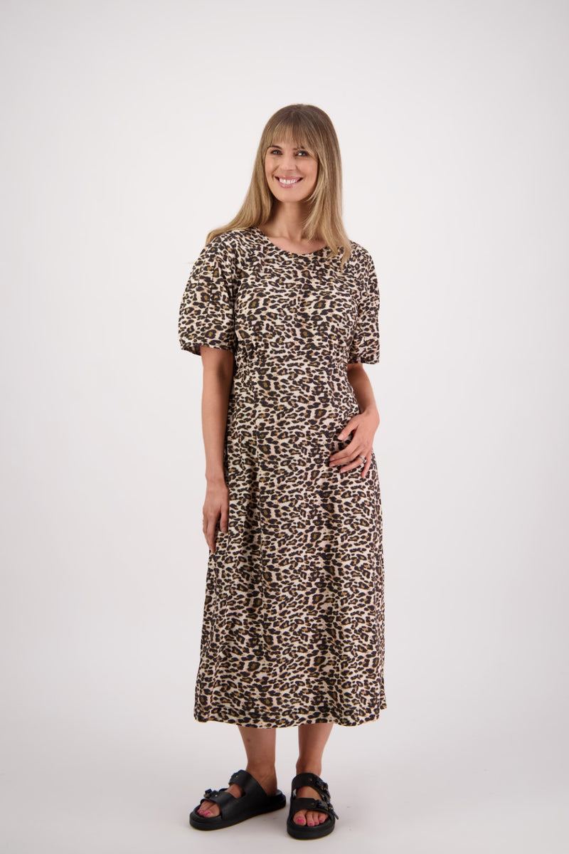 BRIARWOOD STEPH DRESS-LEOPARD