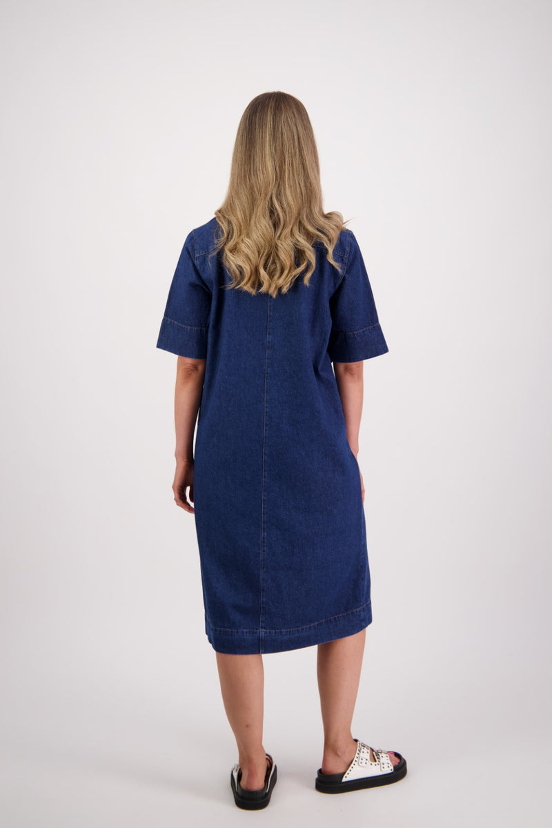 BRIARWOOD SUTTON SHIRT DRESS-DENIM