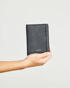 SABEN LINZ PASSPORT WALLET-BLACK