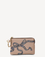 SABEN POPPY POUCH TEA RIBBON PRINT