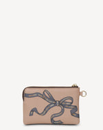 SABEN POPPY POUCH TEA RIBBON PRINT