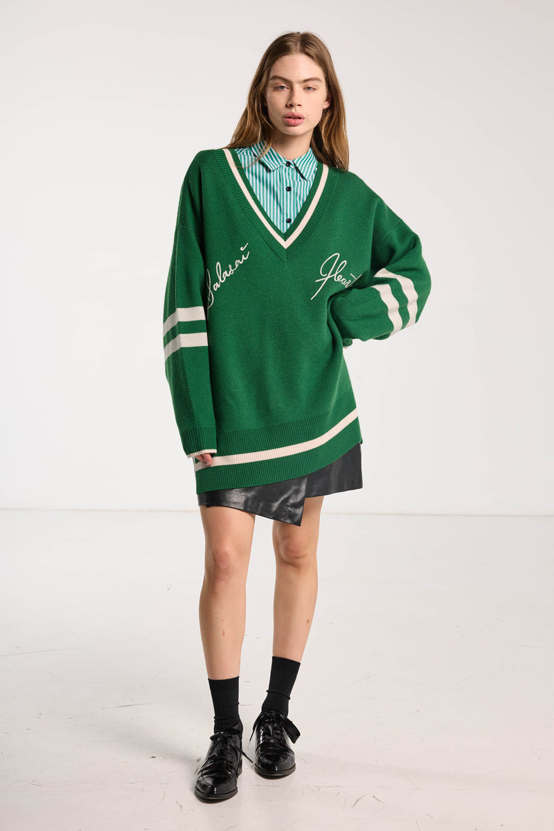 SALASAI HEARTED JUMPER