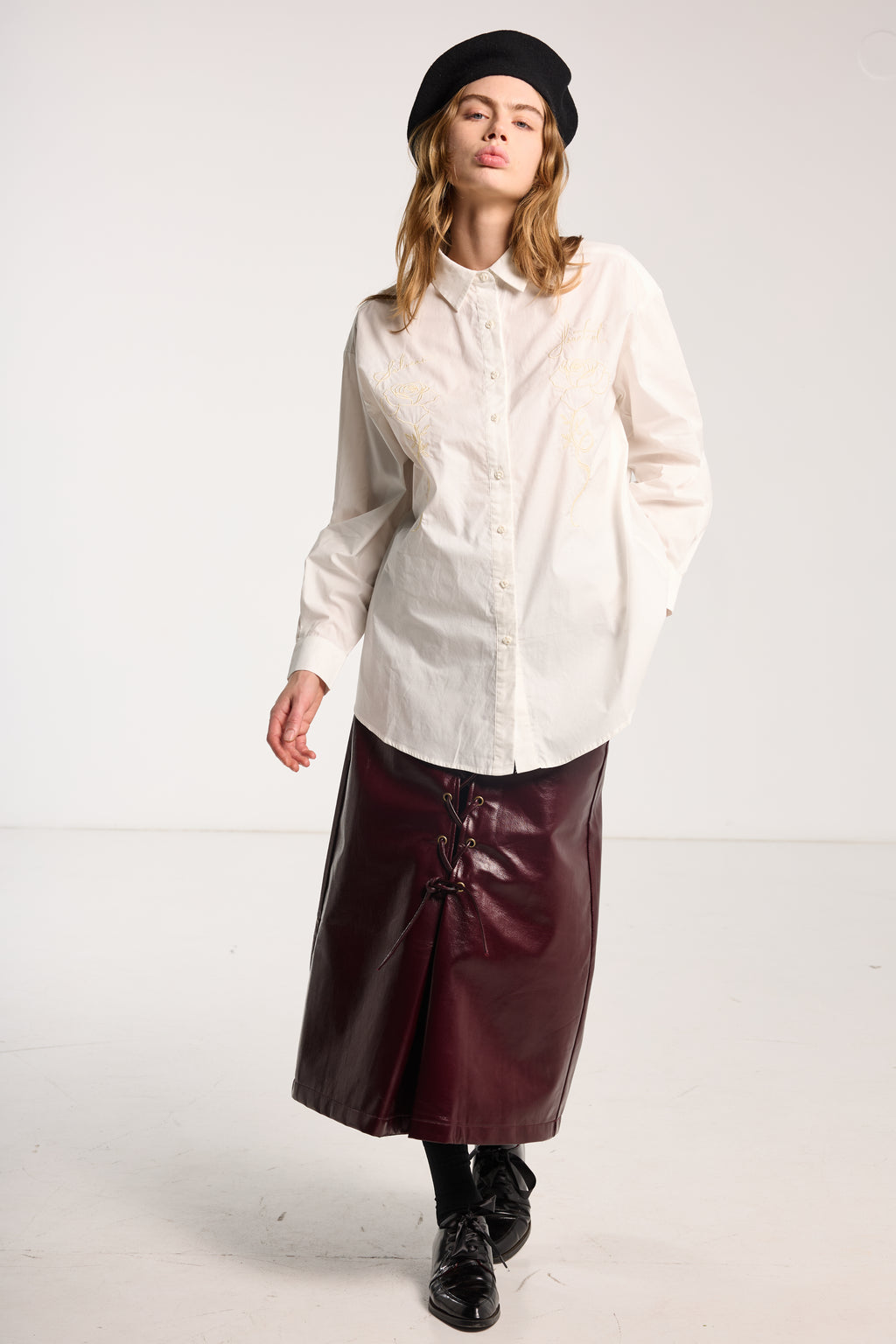 SALASAI DEAR JOHN SHIRT-CREAM