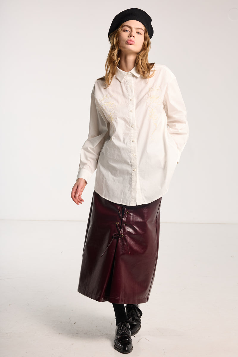 SALASAI DEAR JOHN SHIRT-CREAM
