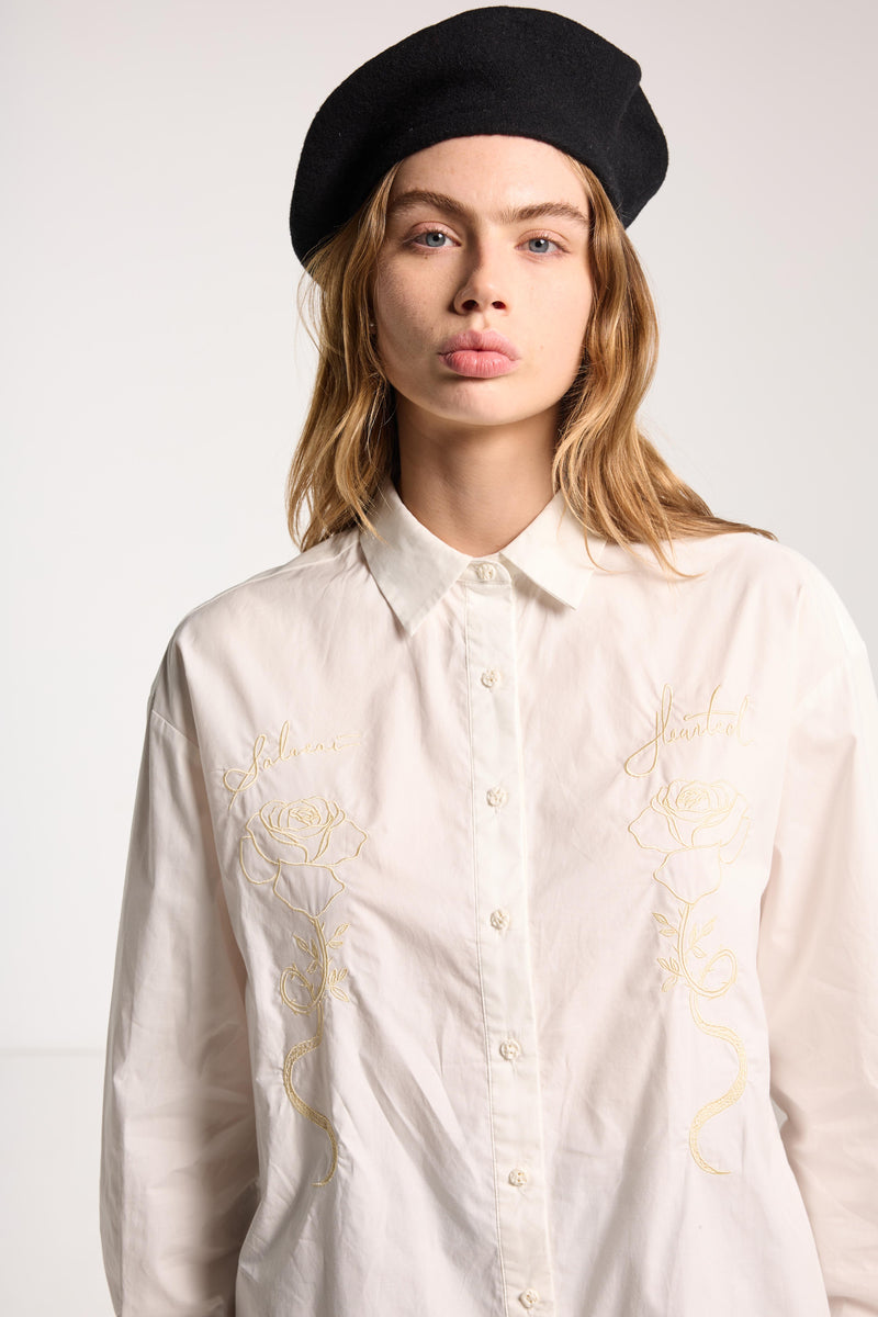 SALASAI DEAR JOHN SHIRT-CREAM