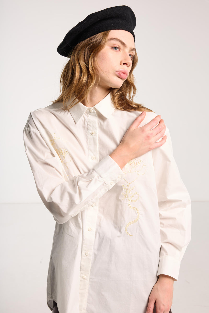 SALASAI DEAR JOHN SHIRT-CREAM