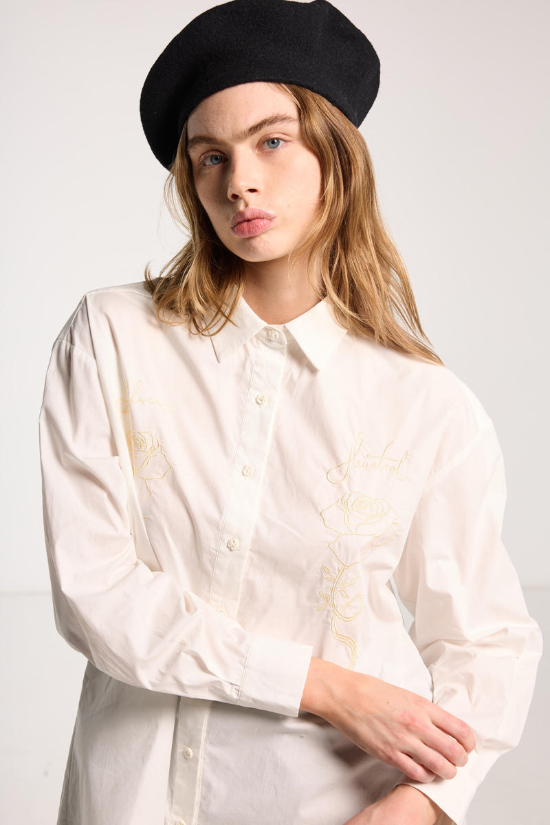 SALASAI DEAR JOHN SHIRT-CREAM