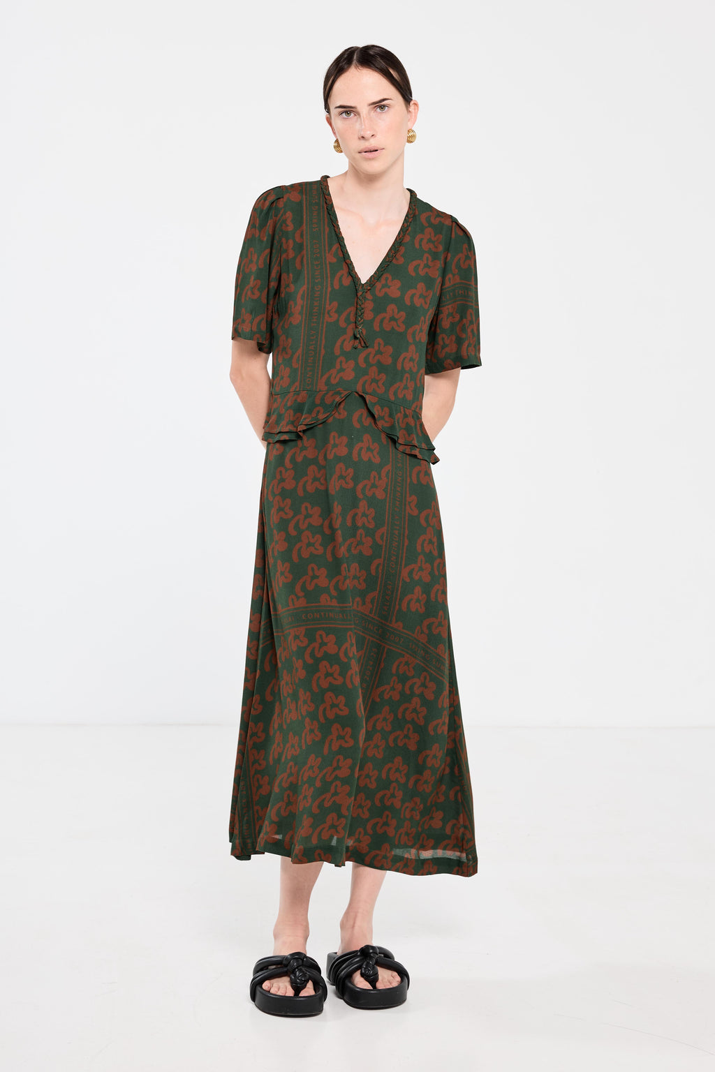 SALASAI PLANTATION DRESS-GREEN