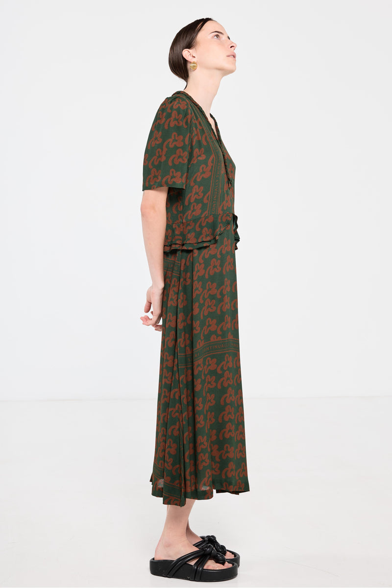 SALASAI PLANTATION DRESS-GREEN