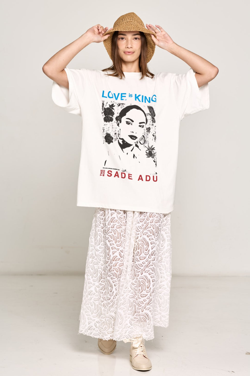 SALASAI LOVE IS KING TEE-WHITE