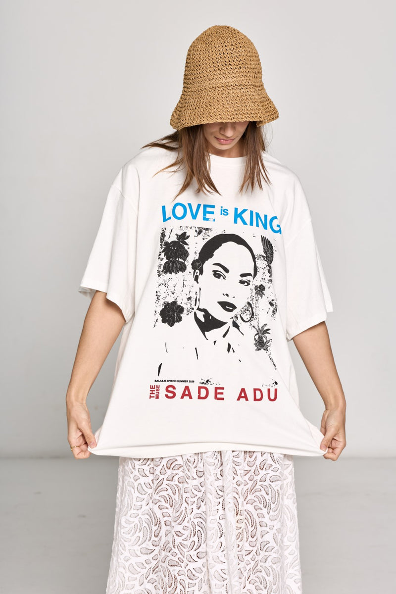 SALASAI LOVE IS KING TEE-WHITE