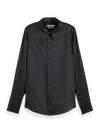 MAISON SATIN SHIRT-BLACK