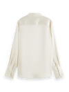 MAISON SATIN SHIRT-OFF WHITE