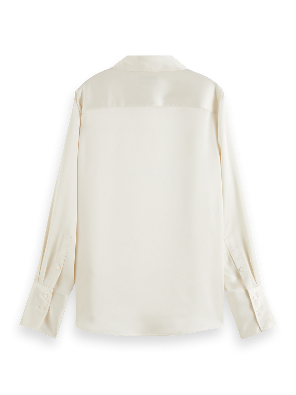 MAISON SATIN SHIRT-OFF WHITE