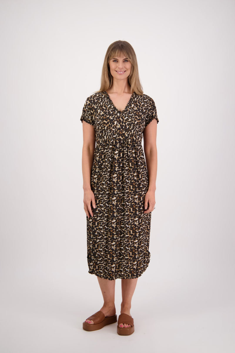 BRIARWOOD TAYLOR DRESS-LEOPARD