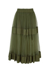 TRELISE COOPER TIER DIARY SKIRT-MOSS