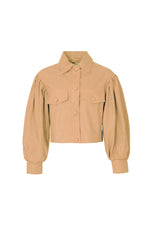 TRELISE COOPER ALL OF A BUTTON JACKET-TAN