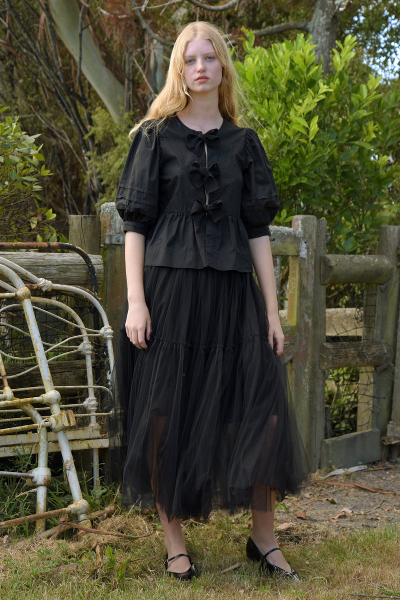 TRELISE COOPER SPIN-UP GIRL SKIRT-BLACK