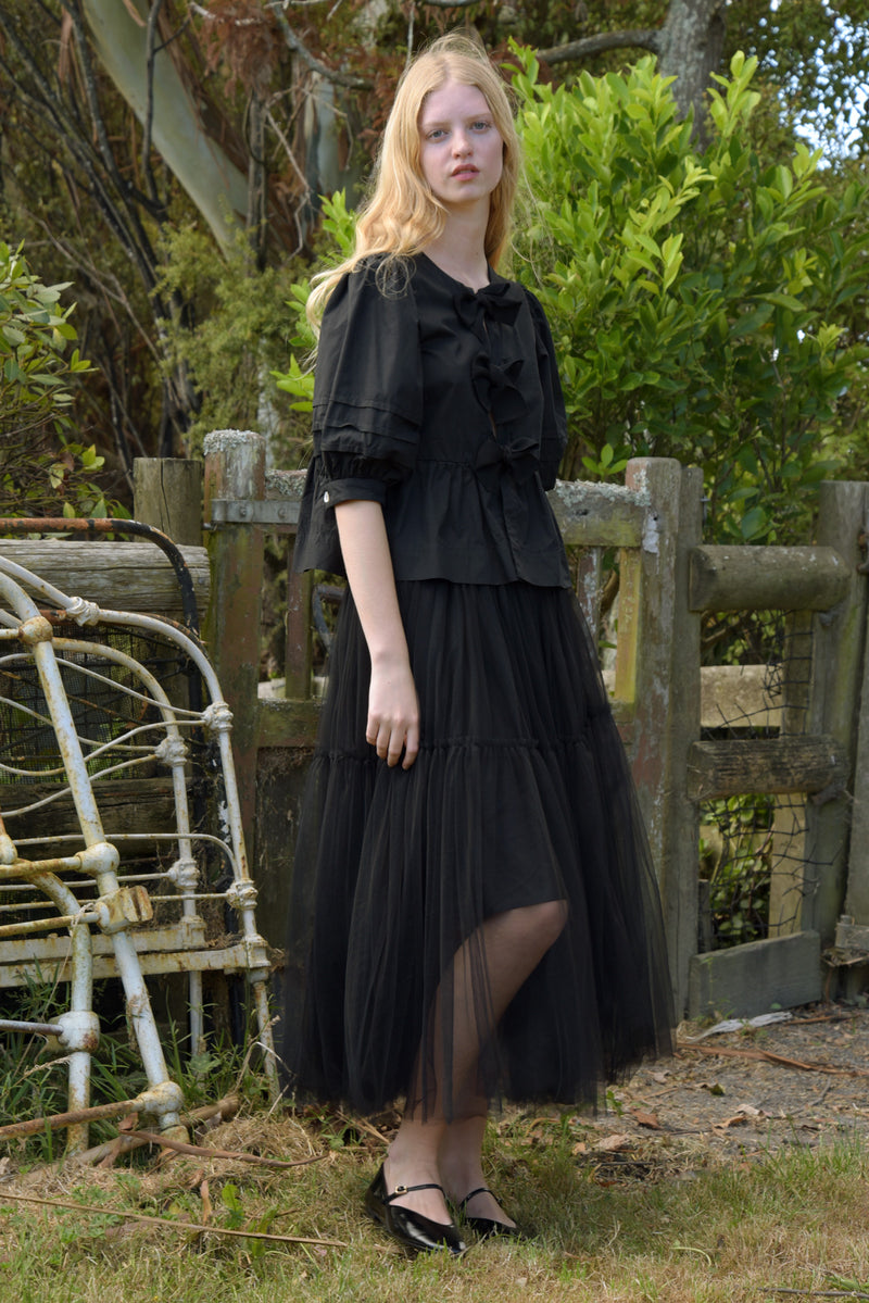 TRELISE COOPER SPIN-UP GIRL SKIRT-BLACK