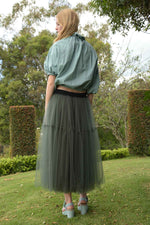 TRELISE COOPER SPIN-UP GIRL SKIRT-LICORICE