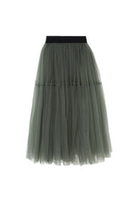 TRELISE COOPER SPIN-UP GIRL SKIRT-LICORICE