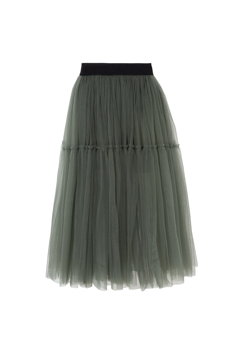 TRELISE COOPER SPIN-UP GIRL SKIRT-LICORICE