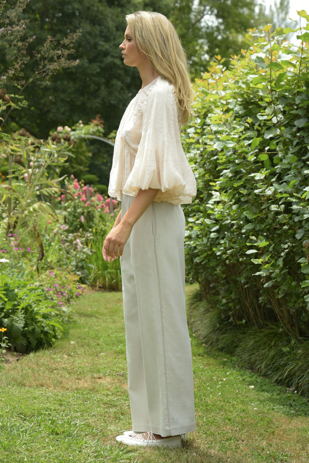 TRELISE COOPER WALK RIGHT UP TROUSER-OATMEAL