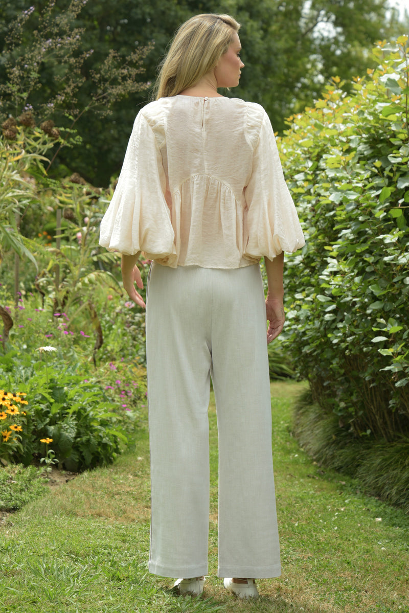 TRELISE COOPER WALK RIGHT UP TROUSER-OATMEAL