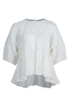 TRELISE COOPER SAY A LITTLE FLARE TOP-WHITE