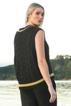 TRELISE COOPER GOOD IN-VEST-MENT VEST/BLACK